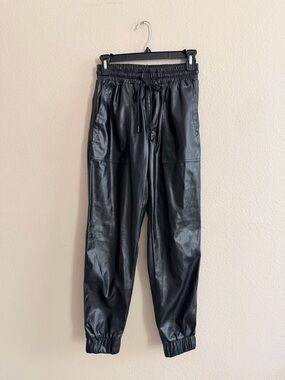 Blank NYC Vegan Leather Jogger Pants